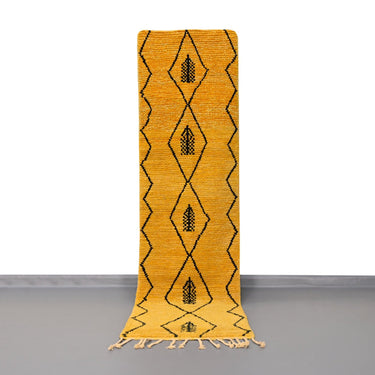 Moroccan Vintage Runner Rug 2.3 x 8.4 feet / 71 x 256 cm - Ettilux Home